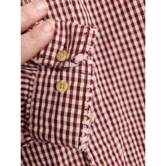 Tommy Hilfiger Dress Shirt Men's X Large Long Sleeve White Red Check - Picture 8 of 16